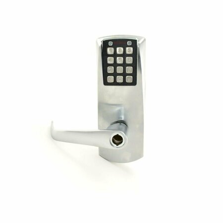 SIMPLEX Kaba Powerplex Self Powering Pushbutton Cylindrical Lock; 2-3/4in Backset; Kaba Key in Lever P2031XSLL626